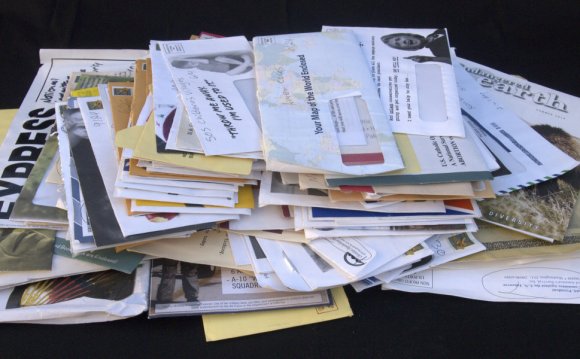 With unwanted junk mail?