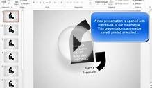 Mail merging Excel information into PowerPoint presentation