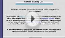 Nurse Email Lists Reach targeted influential nurses