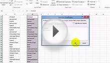 Remove Duplicates From List in Excel 2013